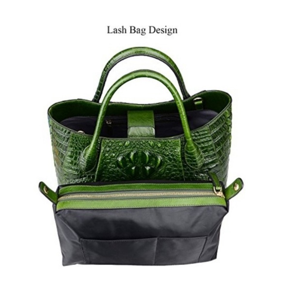 Pijushi croc embossed leather bag - Picture 5 of 15